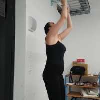 Coworker jiggly tits