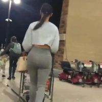 Curvy butt in grey