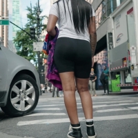 Pretty big booty ebony babe