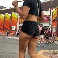 Ass cheeks and underboob