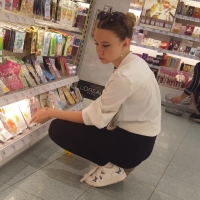 Candid beautiful girl with a nice ass in leggings caught squatting several times while shopping ssX76_Blackdm.mp4-2024-02-11-08h11m49s241.jpg