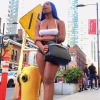 Smoking hot candid blue haired ebony babe in the tiniest booty shorts showing major cheekage and braless with hard nips GD-Blackhistorytoc-21.mp4-2023-02-12-15h26m26s972.jpg