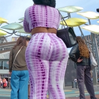 Sexy candid ebony babe with a huge dumpy in purple patterned leggings (part 1) super big booty ebony purple outfit Ebony contest 2024 part 1 by Gameofcandid.mp4-2024-02-12-14h12m35s051.jpg