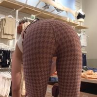 Hot employee bending over
