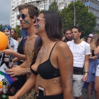 Sexy nip slip