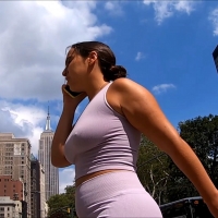 Sexy braless PAWG