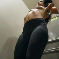 Sexy changing room chick