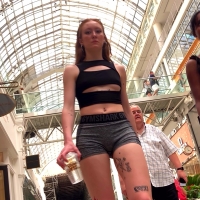 Sexy candid redhead chick with a nice ass in Gymshark spandex shorts and braless pokies busts the shooter GD-TDF Ep. 64 - BAD Bust, She Was Not Impressed.mp4-2023-02-26-05h25m36s421.jpg