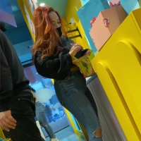 Sexy redhead Asian
