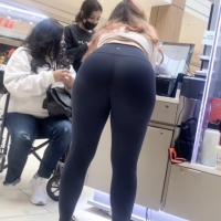Navy blue Lulu booty