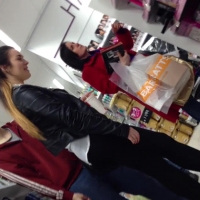 Candid leggings booty