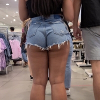 Cheeky round ass