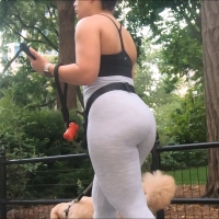 Big booty dog walker