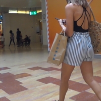 Gorgeous girl in shorts