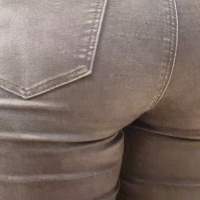 Hot brunette with a great ass