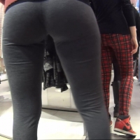 Two nice asses in leggings
