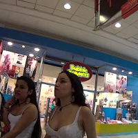 Cleavage and jiggly ass