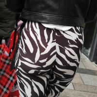 Zebra print milf