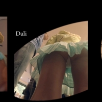 Green skirt upskirt (part 1)