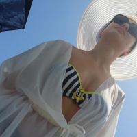 Asian milf in bikini