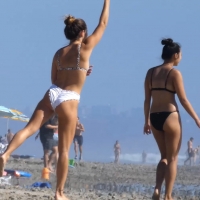 Girls next door at the beach