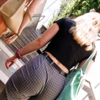 Girl with a sweet ass in pants
