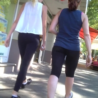 Two fitness girls