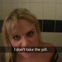 Blonde fucks stranger in the bathroom