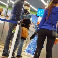 Awesome booty at the grocery store