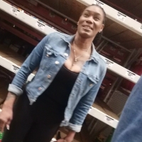 Ebony milf cleavage