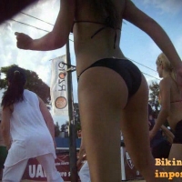 Dancing bikini booty