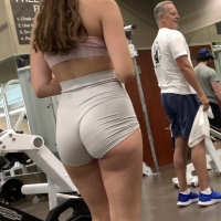 Hot candid white girl working out in see through shorts showing her black thong gym.jpeg.1ae8c3b603c40e5b4f7d0722117945e9.jpeg
