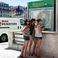 Bunch of candid babes in public in shorts 2297921@N20_9410643328_Lisbon Summer.jpg