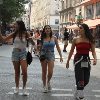 Bunch of candid babes in public in shorts 3096572@N22_43442117131_World Cup Celebrations.jpg