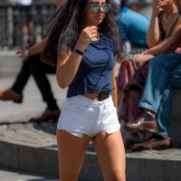 Bunch of candid babes in public in shorts 7279932@N07_49691304776_SHORTS SHORTS.jpg