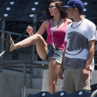Bunch of candid babes in public in shorts 19953384@N00_3783708364_Lucky guy.jpg