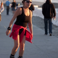 Bunch of candid babes in public in shorts 19953384@N00_6395612899_Rollerblading girl.jpg
