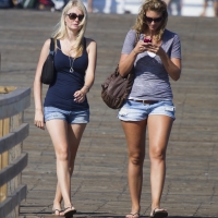 Bunch of candid babes in public in shorts 19953384@N00_7956094072_Arizona girls.jpg