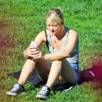 Bunch of candid babes in public in shorts 68843468@N04_38099893662_relaxing.jpg