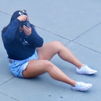 Bunch of candid babes in public in shorts 68843468@N04_41481807064_photographer.jpg