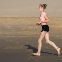 Bunch of candid babes in public in shorts 93338677@N04_36789394220_Running.jpg