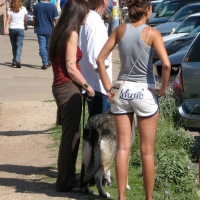 Bunch of candid babes in public in shorts 95212583@N00_275922383_music.jpg