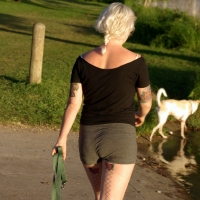 Bunch of candid babes in public in shorts 95212583@N00_474487660_surely some dog owners can be tolerated.jpg
