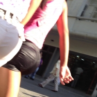Bunch of candid babes in public in shorts 118377847@N06_15581771485_-.jpg
