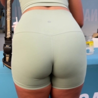 Candid hot amusement park blonde girl with a sexy big booty in mint green spandex shorts resting bitch face.mp4-2025-03-30-11h45m20s481.jpg