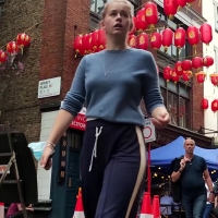 Cute braless blonde