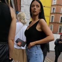 Black haired beauty