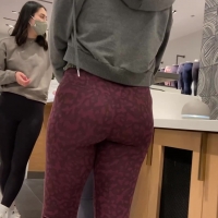 Hot ass in red