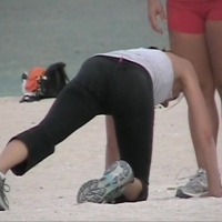 Beach workout