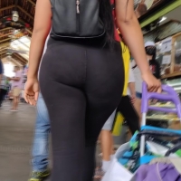 Latina milf with vpl